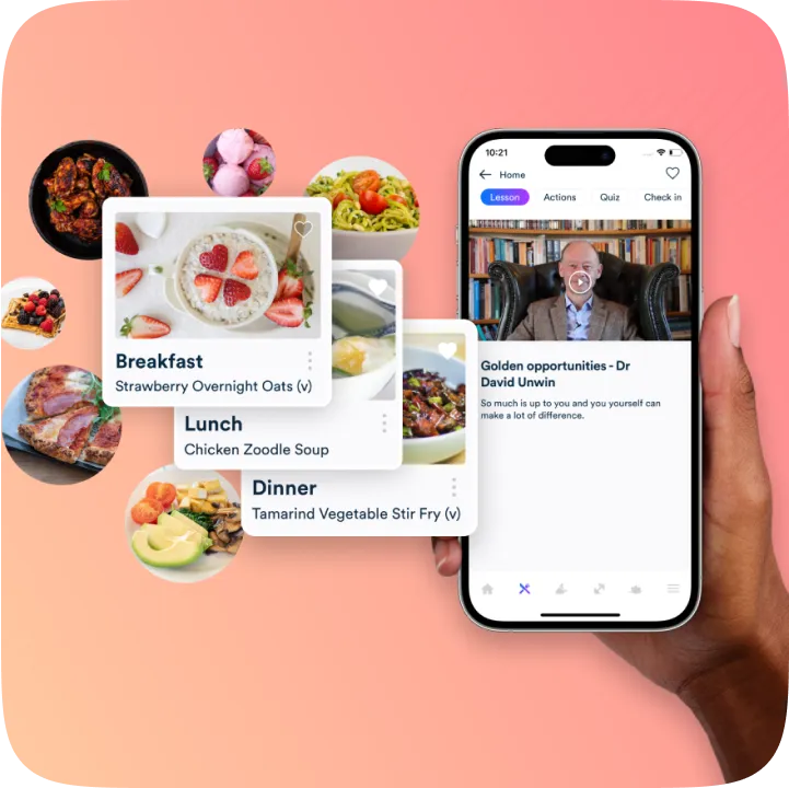 Recipes in the Gro Health App